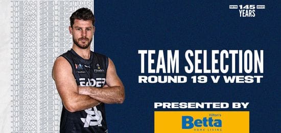 BETTA Teams Selection: Round 19 v West Adelaide